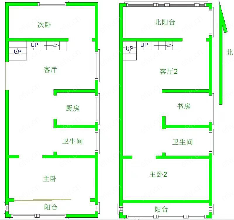 锡惠里 4室2厅2卫跃层式