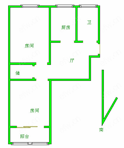 西园里 2室1厅诚心出售 楼层好