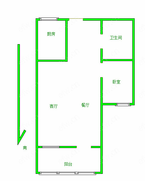 广益新村 1室1厅