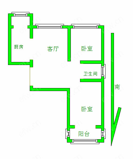 太湖佳园 2室2厅 交易过了 无土出