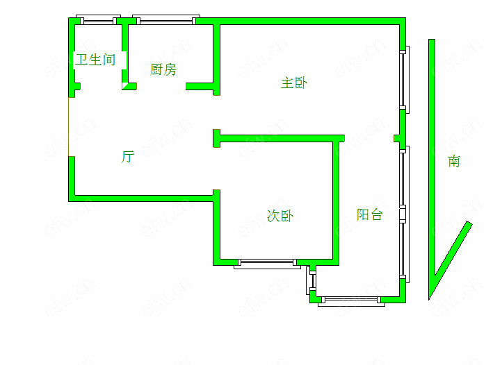 双河新村 2室1厅