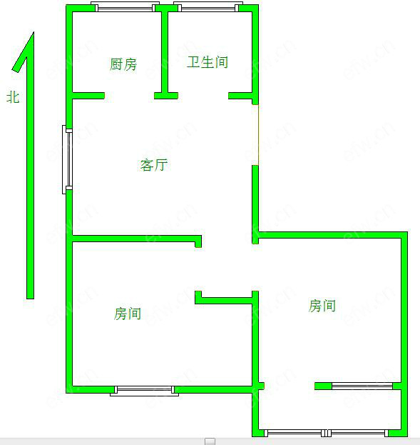 和泰苑 2室1厅，南北通透，全明户型，装修好，连元街可用，地铁口