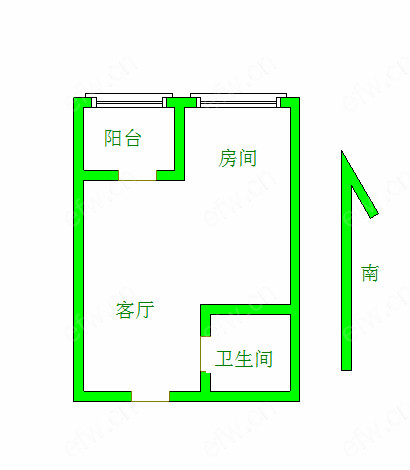 时代上河苑（九龙仓时代上河） 1室1厅