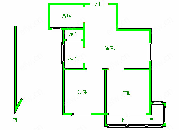 新惠园 2室2厅 土出未交