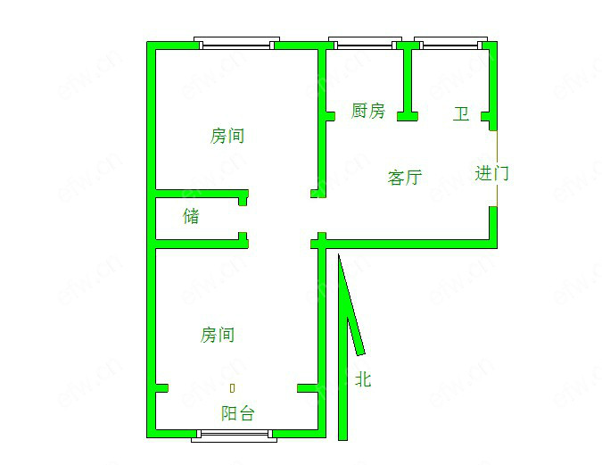 中星苑 2室1厅