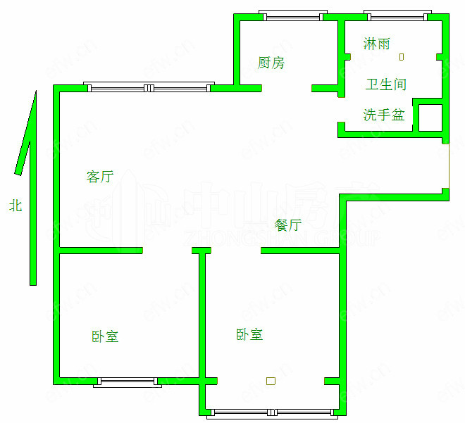 广益佳苑二期 电梯两房 中间楼层 采光充足