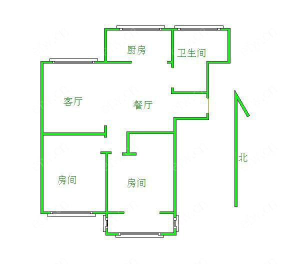 广益佳苑二期 电梯两房 中间楼层 采光充足