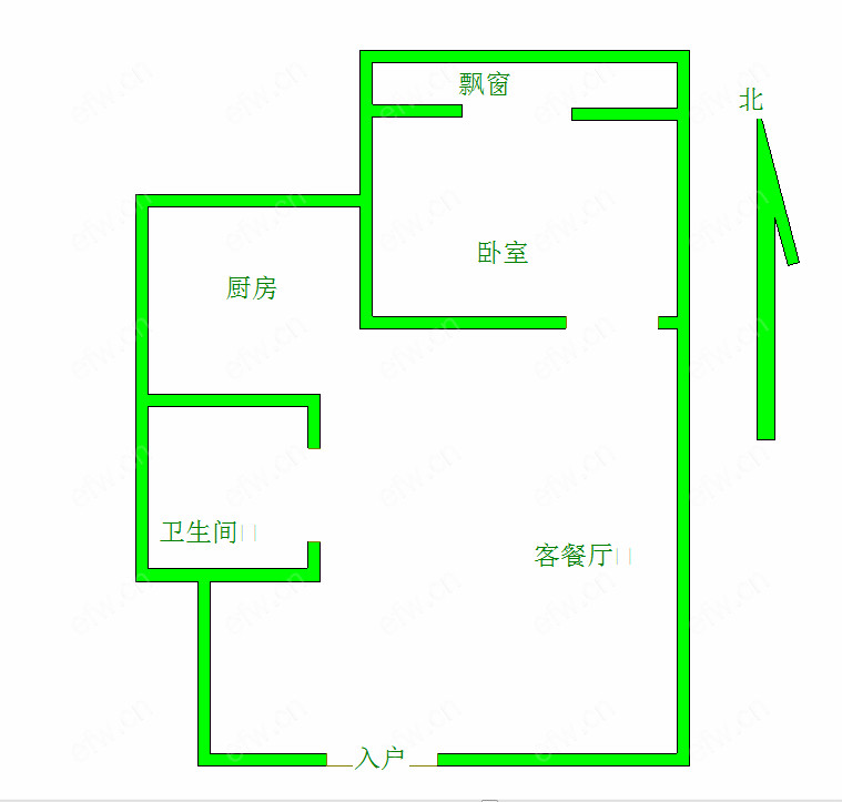 金都花园 1室1厅