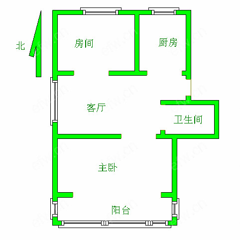 勤学苑（勤学路） 2室1厅