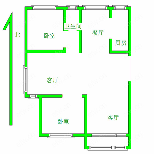 新街家园 3室2厅