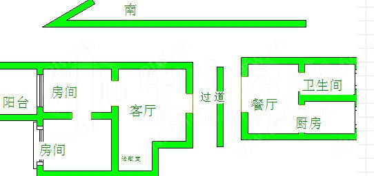 江宁家舍（江宁宿舍） 2室1厅