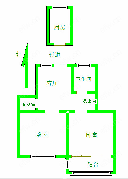 扬名一村 2室1厅