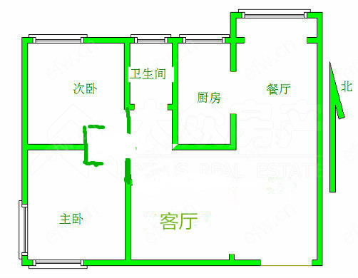 金都花园 2室2厅