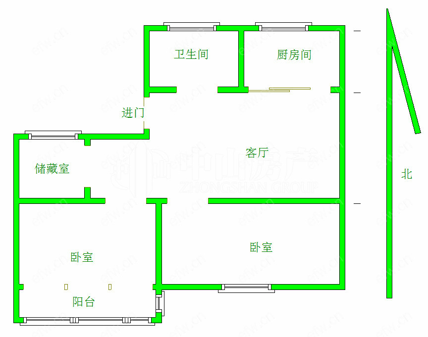 水秀新村 2室1厅