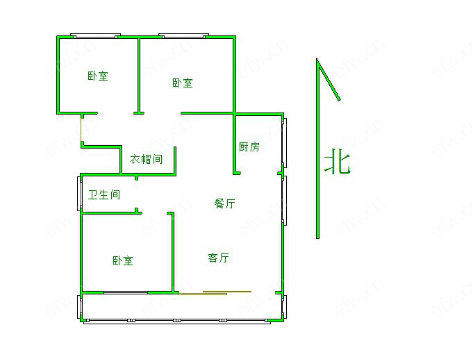 金域缇香一期（金色家园） 3室2厅