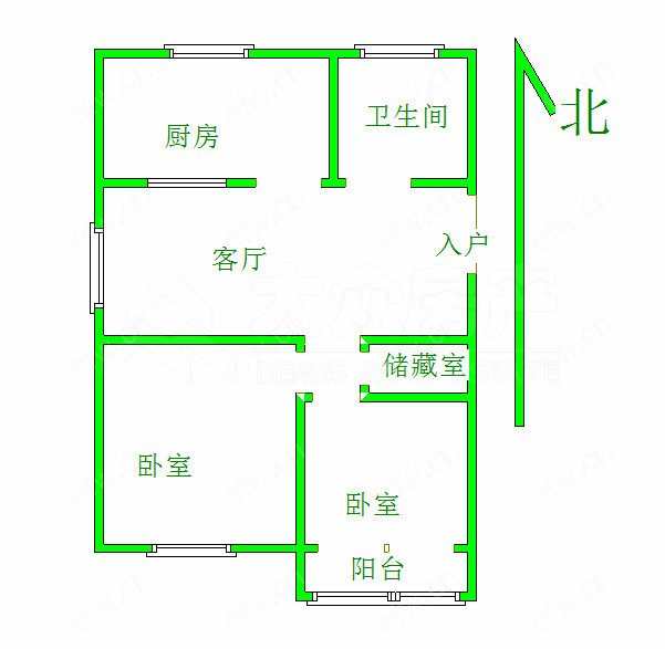 轻院小区 2室1厅