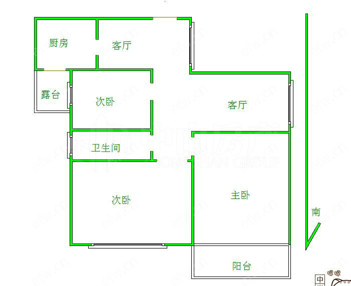 五河苑 3室2厅五河苑1