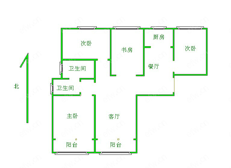 恒达中环际（恒泰商业广场）位置好，环境优雅，115.00平米精装4房