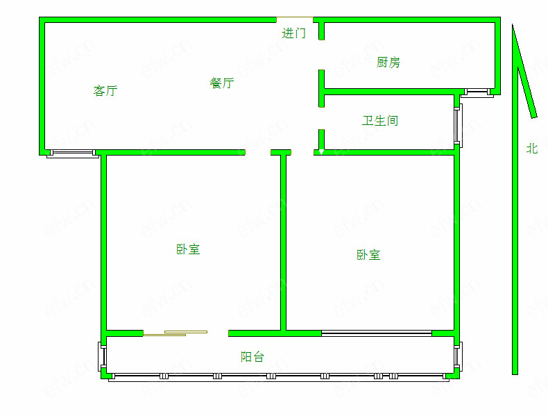 盛世家园（二期） 2室2厅