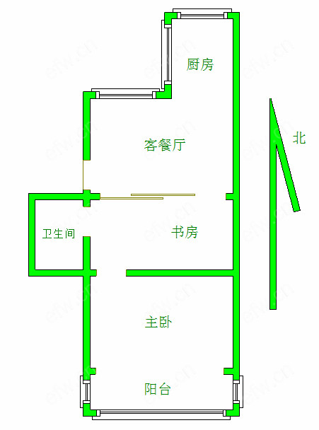 西园里   2室1厅