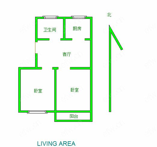 大庄里 2室1厅