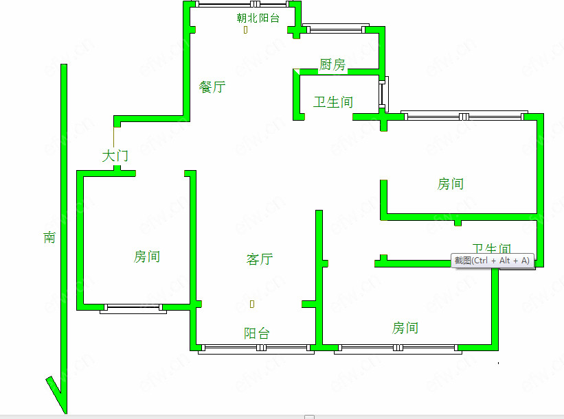 中大颐和湾（颐和湾公寓） 3室2厅