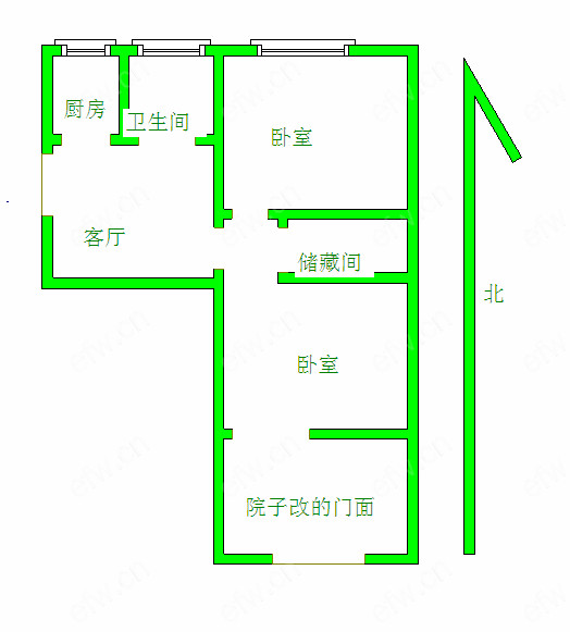 芦庄六区 2室1厅