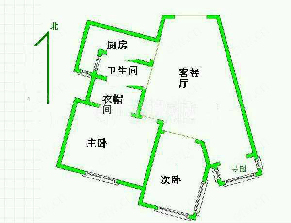 嘉德花园 3室2厅1