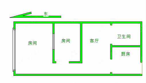 隆舜园 2室1厅电梯房