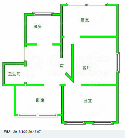 棉花巷         3室1厅