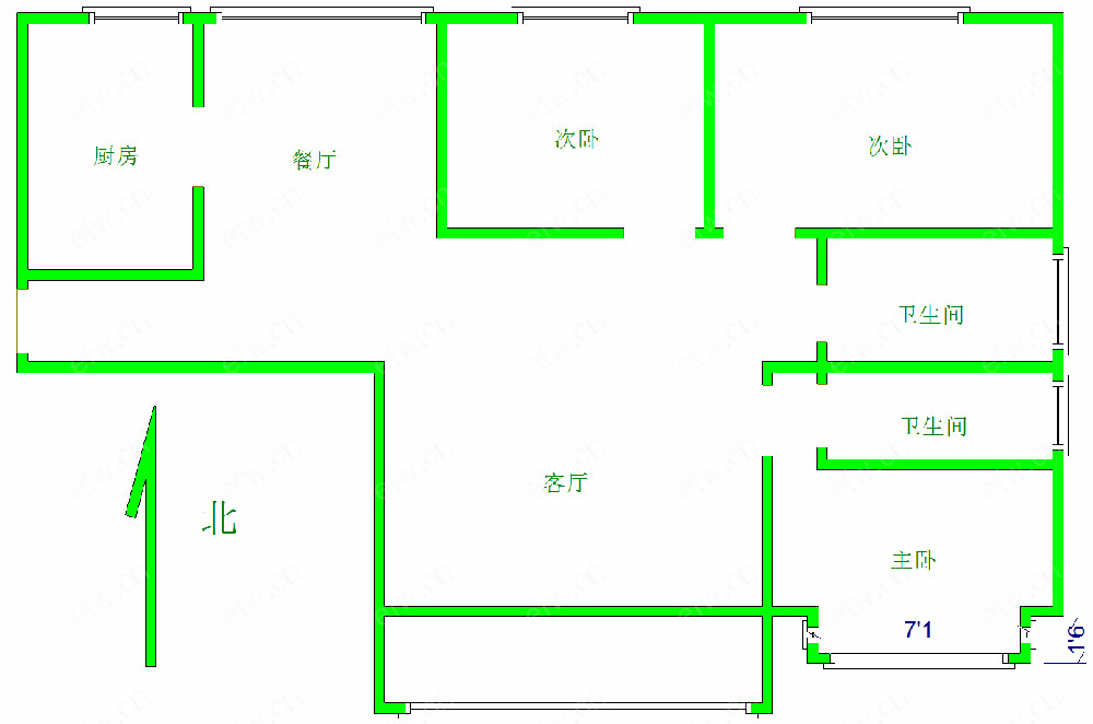 金太湖国际城 3室2厅