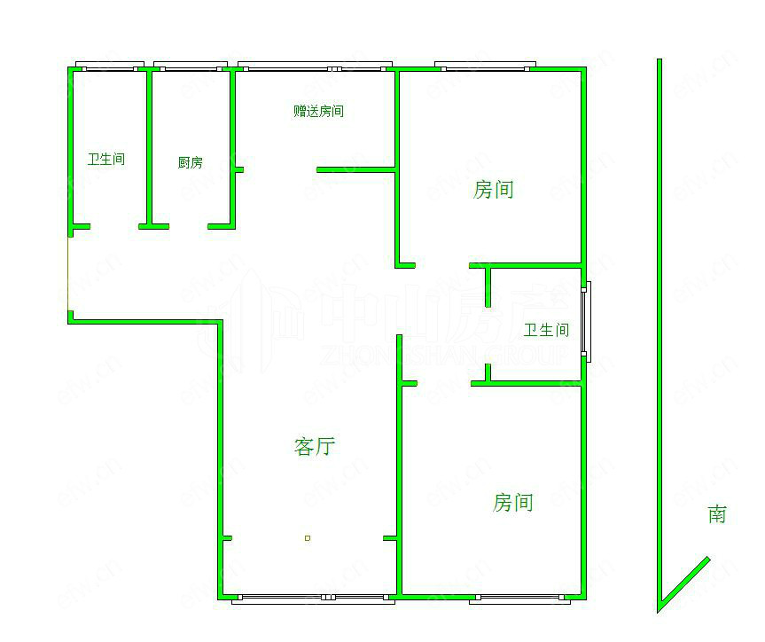 华府庄园十区 3室2厅 近地铁口 小区自带底商