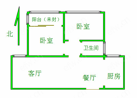 金太湖国际城 2室1厅