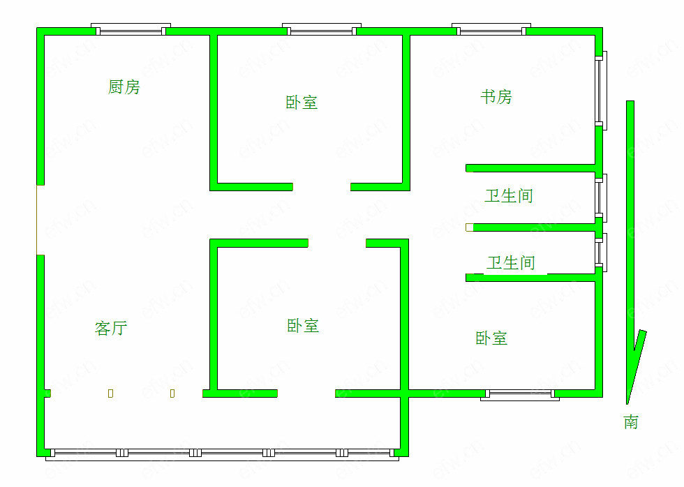 年华里（九龙仓时代上城C区） 4室2厅