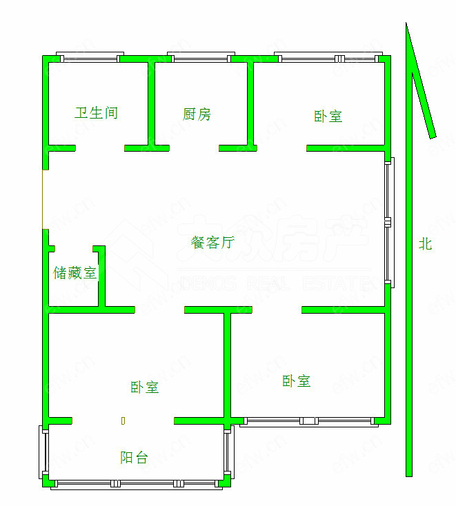 二泉东园 3室2厅