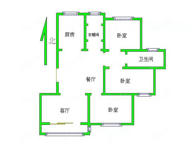金色江南四期(集景花园) 3室2厅