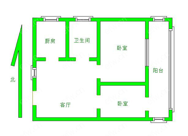 风雷新村（167-239) 2室1厅