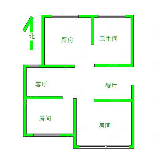 丰泽苑 2室1厅