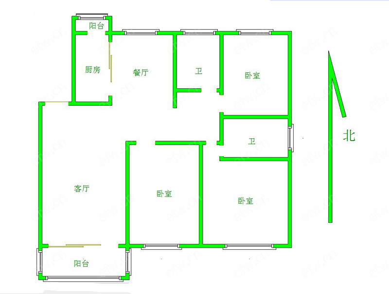 金色江南三期(秀景花园) 3室2厅