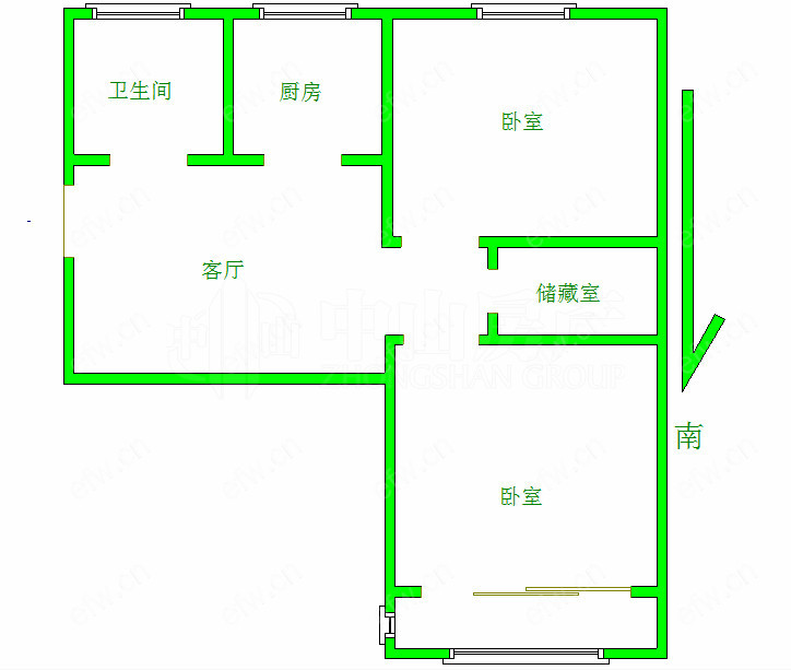 民丰里   2室1厅