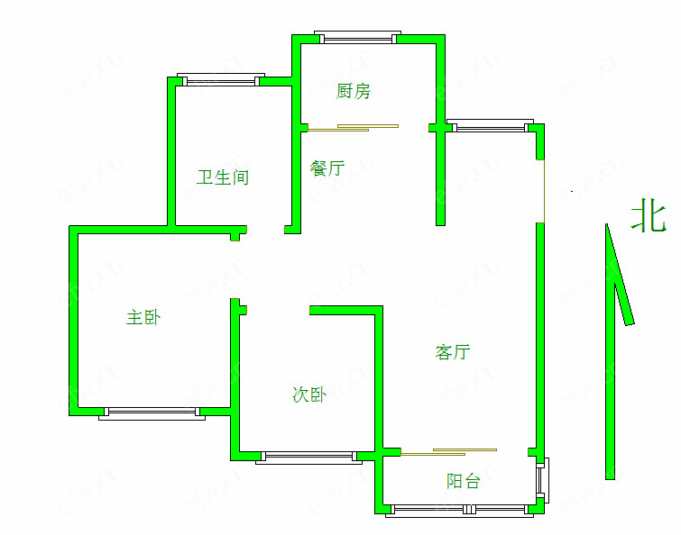 蓉湖山水（奕盛花园） 2室2厅