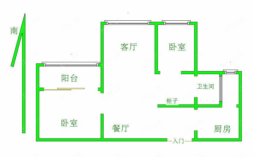 爱家金河湾 2室2厅