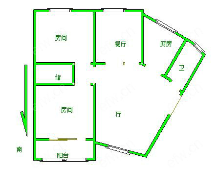 西园里 2室2厅 总价低