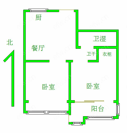 青山二村 2室0厅