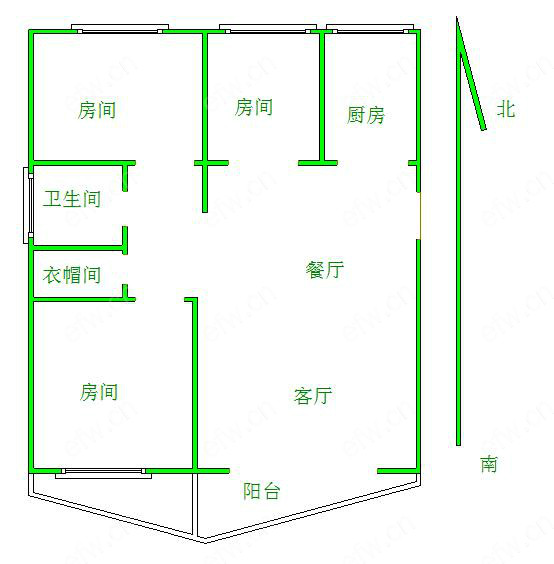 阳光100国际新城 3室2厅