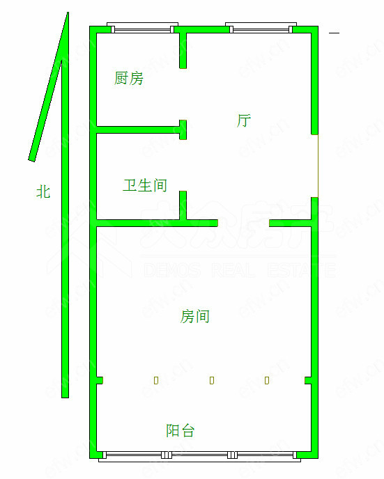 置煤浜 2室1厅