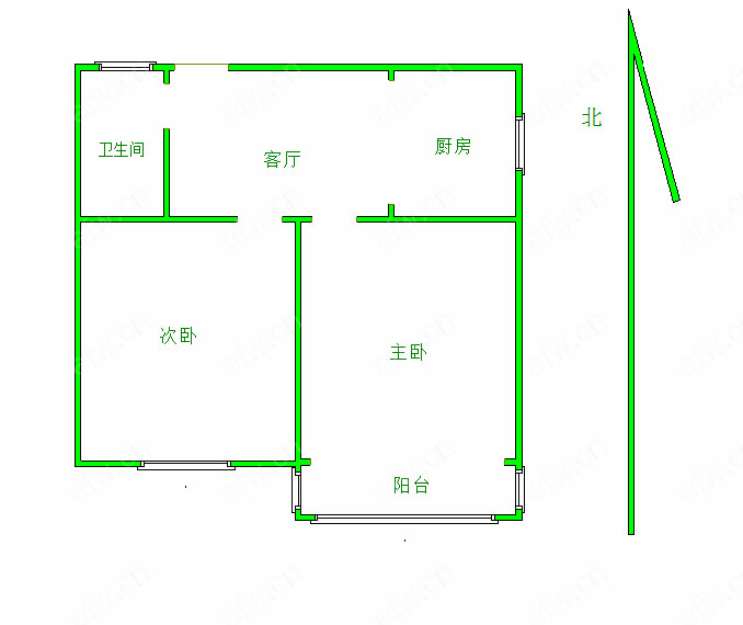 清扬新村 2室1厅