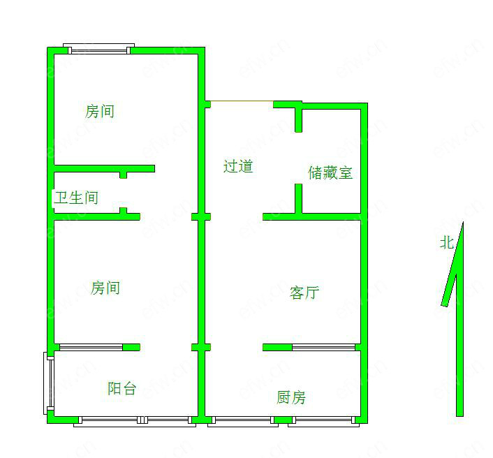 广丰三村 2室1厅简单装修