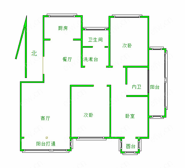 益明苑 3室2厅