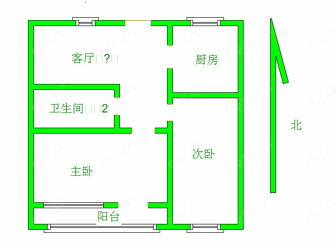 叙康里 2室1厅